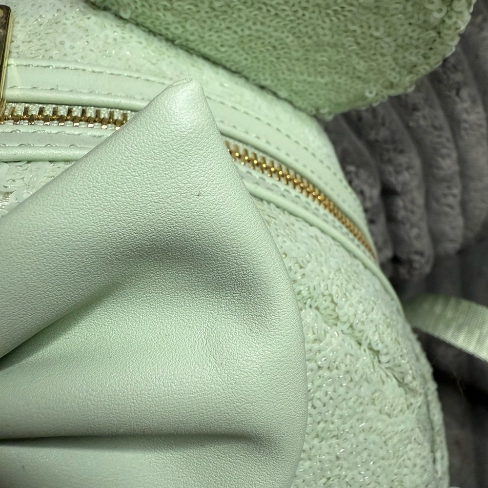 Disney Parks Loungefly Mint Sequin Backpack - Picture 5 of 5